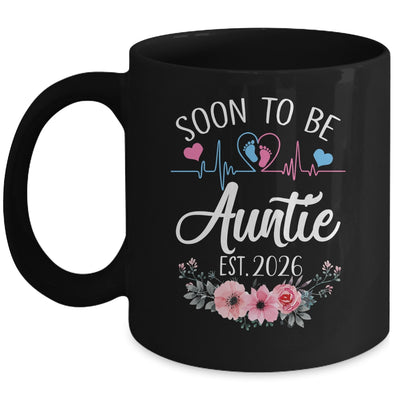 Soon To Be Auntie 2026 First Time Pregnancy Announcement Mug | teecentury