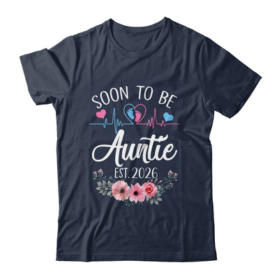 Soon To Be Auntie 2026 First Time Pregnancy Announcement Shirt & Tank Top | teecentury