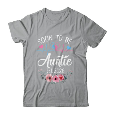 Soon To Be Auntie 2026 First Time Pregnancy Announcement Shirt & Tank Top | teecentury