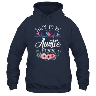Soon To Be Auntie 2026 First Time Pregnancy Announcement Shirt & Tank Top | teecentury