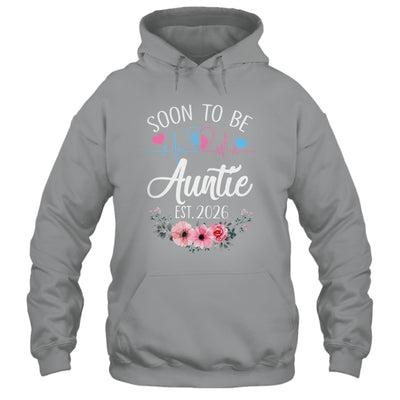 Soon To Be Auntie 2026 First Time Pregnancy Announcement Shirt & Tank Top | teecentury
