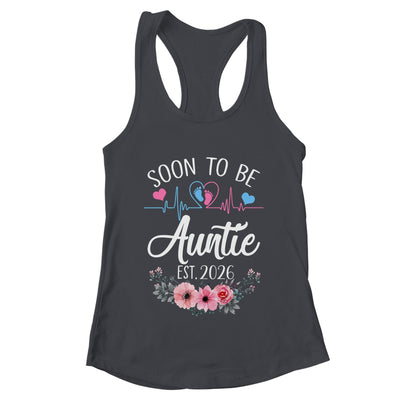 Soon To Be Auntie 2026 First Time Pregnancy Announcement Shirt & Tank Top | teecentury