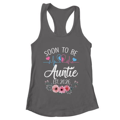 Soon To Be Auntie 2026 First Time Pregnancy Announcement Shirt & Tank Top | teecentury