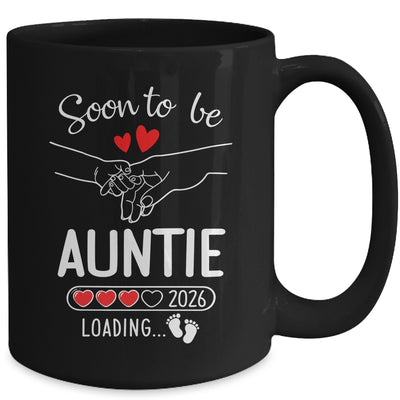 Soon To Be Auntie 2026 Loading Pregnancy Announcement Auntie Mug | teecentury