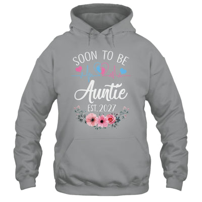 Soon To Be Auntie 2027 First Time Pregnancy Announcement Shirt & Tank Top | teecentury
