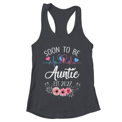 Soon To Be Auntie 2027 First Time Pregnancy Announcement Shirt & Tank Top | teecentury