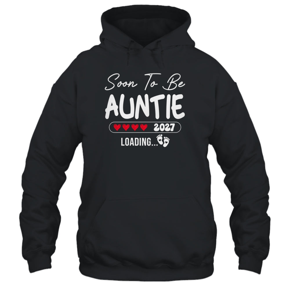 Soon To Be Auntie 2027 Loading Promoted To Auntie Est 2027 Shirt & Tank Top | teecentury