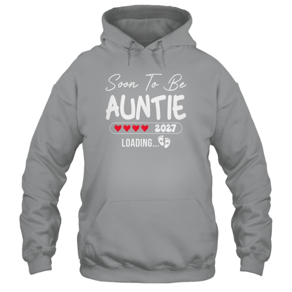 Soon To Be Auntie 2027 Loading Promoted To Auntie Est 2027 Shirt & Tank Top | teecentury