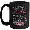 Soon To Be Auntie Again Est 2024 Mothers Day Mug | teecentury