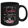 Soon To Be Auntie Again Est 2025 Mothers Day Mug | teecentury