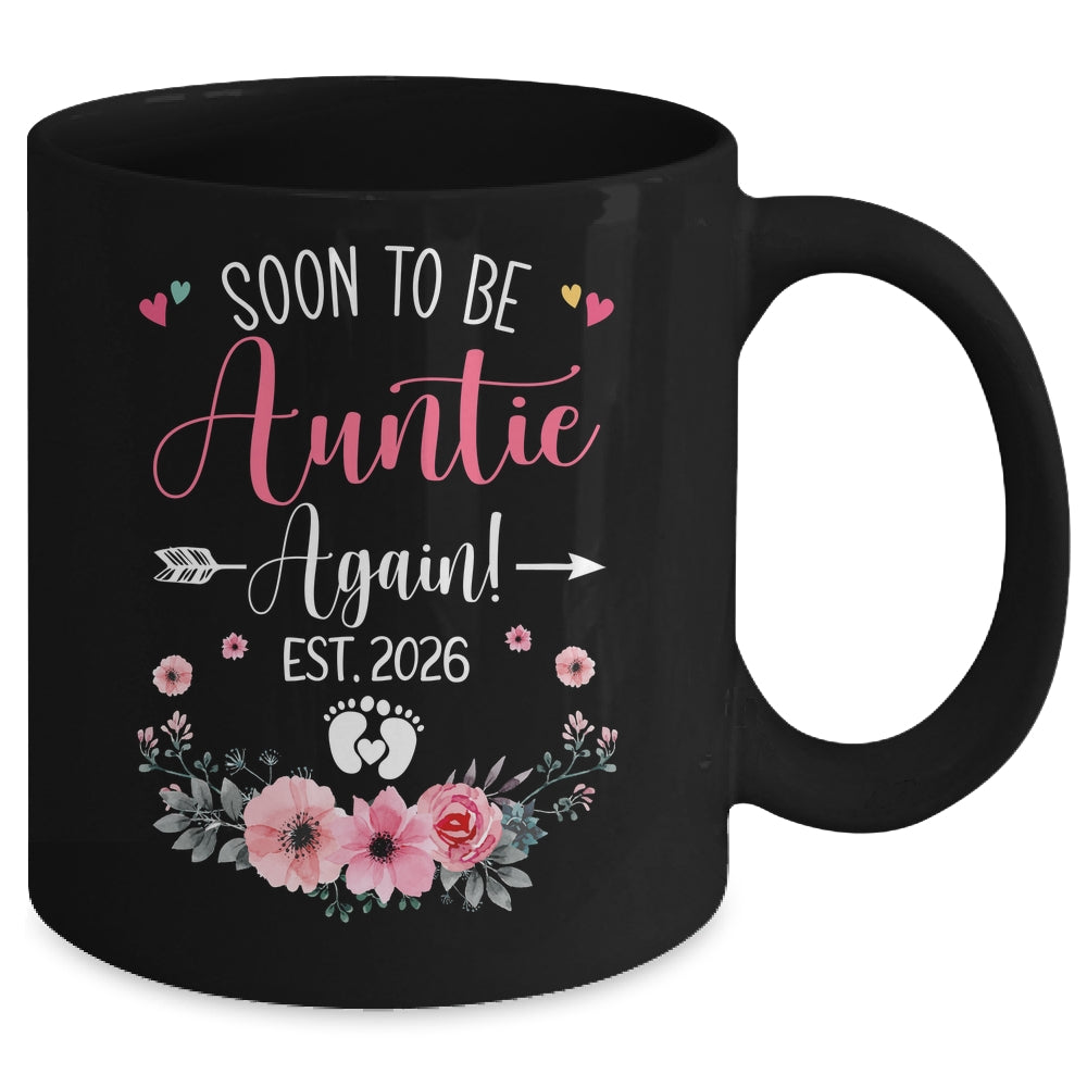 Soon To Be Auntie Again Est 2026 Mothers Day Mug | teecentury