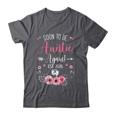 Soon To Be Auntie Again Est 2026 Mothers Day Shirt & Tank Top | teecentury