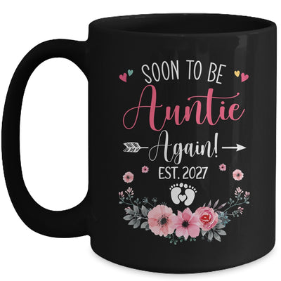 Soon To Be Auntie Again Est 2027 Mothers Day Mug | teecentury