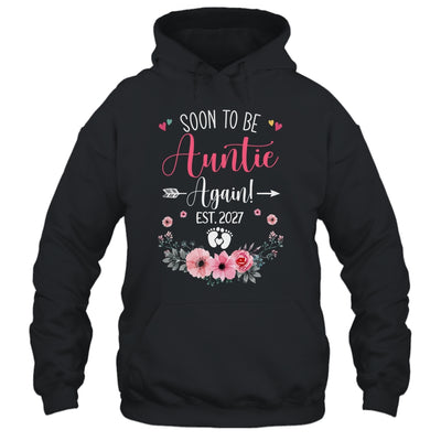 Soon To Be Auntie Again Est 2027 Mothers Day Shirt & Tank Top | teecentury
