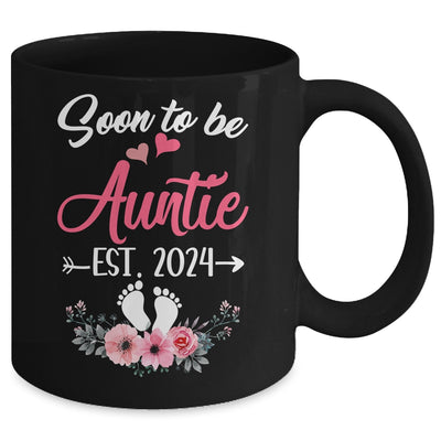 Soon To Be Auntie Est 2024 Mothers Day First Time Auntie Mug | teecentury