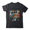 Soon To Be Auntie Est 2024 Pregnancy Announcement Groovy Shirt & Tank Top | teecentury