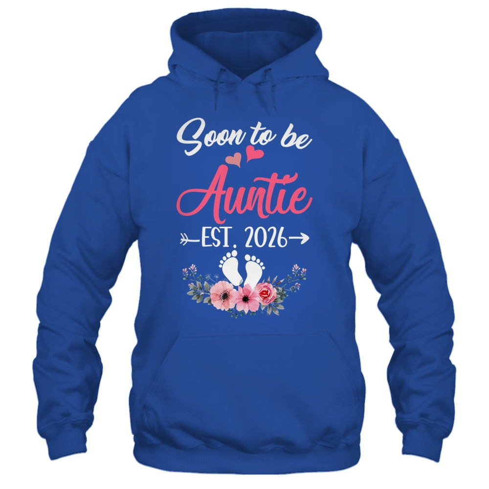 Soon To Be Auntie Est 2026 Mothers Day First Time Auntie Shirt & Tank Top | teecentury