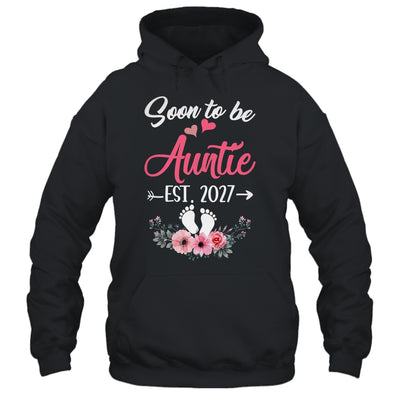 Soon To Be Auntie Est 2027 Mothers Day First Time Auntie Shirt & Tank Top | teecentury
