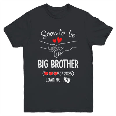 Soon To Be Big Brother 2025 Loading Pregnancy Announcement Brother Youth Shirt | teecentury