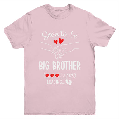 Soon To Be Big Brother 2025 Loading Pregnancy Announcement Brother Youth Shirt | teecentury