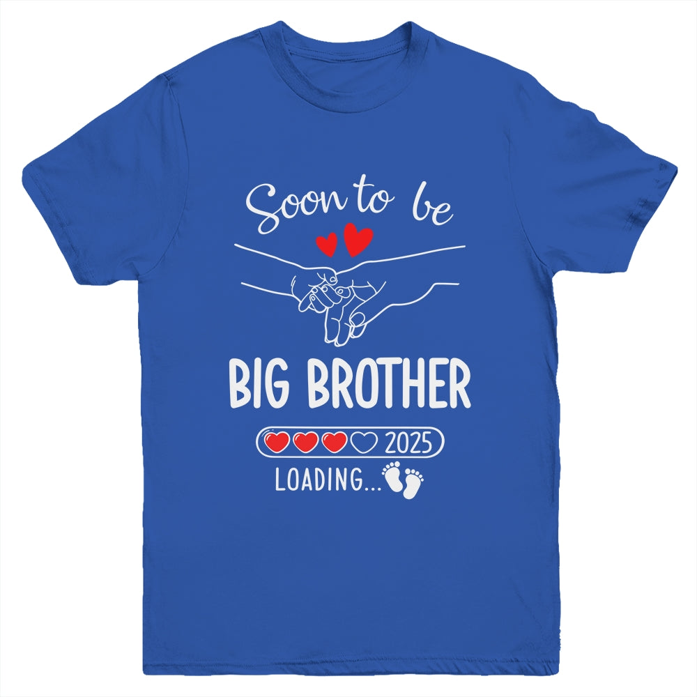 Soon To Be Big Brother 2025 Loading Pregnancy Announcement Brother Youth Shirt | teecentury