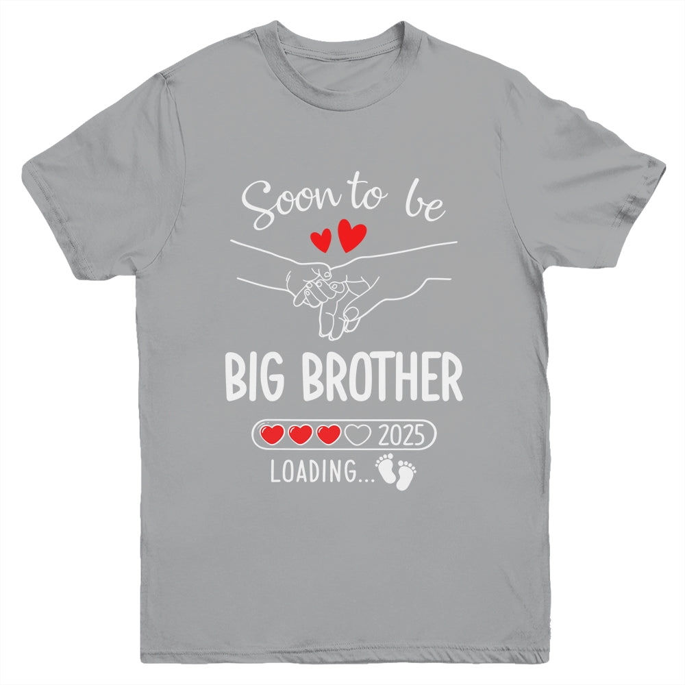 Soon To Be Big Brother 2025 Loading Pregnancy Announcement Brother Youth Shirt | teecentury
