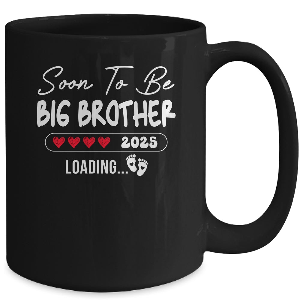 Soon To Be Big Brother 2025 Loading Promoted To Brother Est 2025 Mug | teecentury