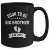 Soon To Be Big Brother 2025 New First Time Brother Mug | teecentury