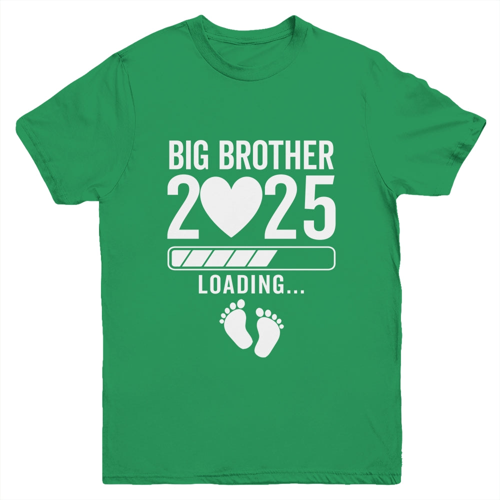 Soon To Be Big Brother 2025 Pregnancy Announcement Loading Youth Shirt | teecentury
