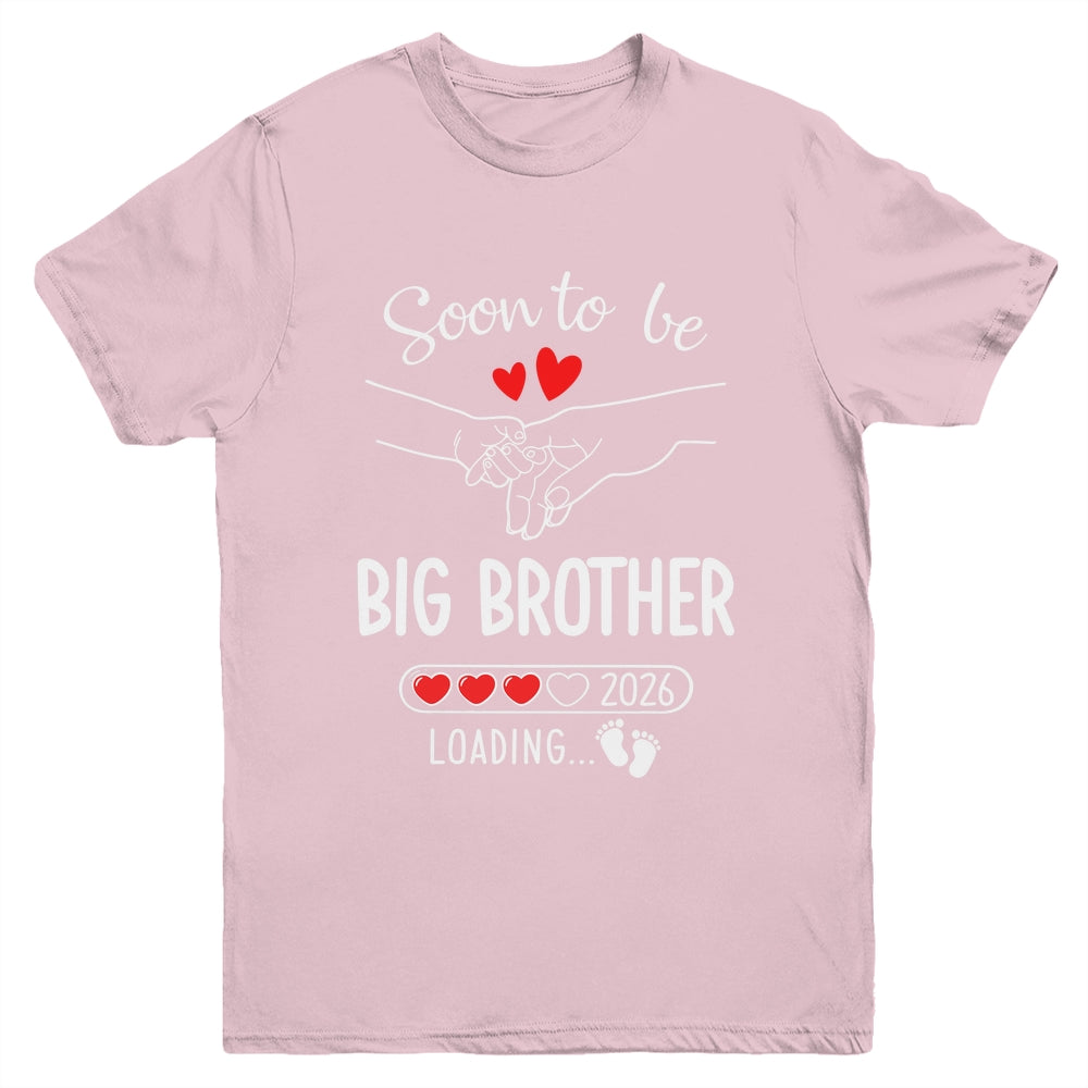 Soon To Be Big Brother 2026 Loading Pregnancy Announcement Brother Youth Shirt | teecentury