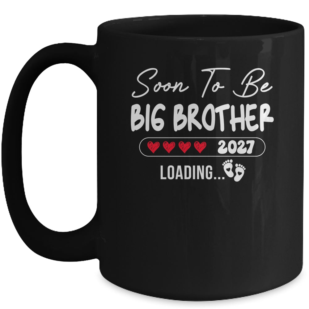 Soon To Be Big Brother 2027 Loading Promoted To Brother Est 2027 Mug | teecentury