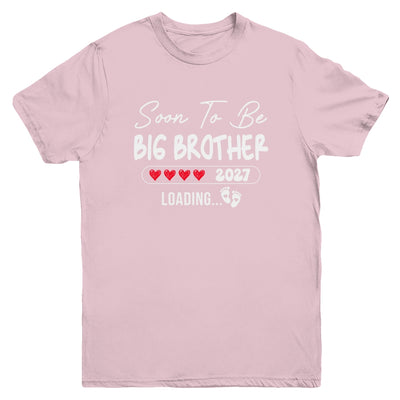 Soon To Be Big Brother 2027 Loading Promoted To Brother Est 2027 Youth Shirt | teecentury