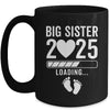 Soon To Be Big Sister 2025 Pregnancy Announcement Loading Mug | teecentury