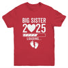 Soon To Be Big Sister 2025 Pregnancy Announcement Loading Youth Shirt | teecentury