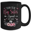 Soon To Be Big Sister Again Est 2025 New Sister Mug | teecentury