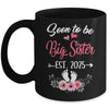 Soon To Be Big Sister Est 2025 New First Time Sister Mug | teecentury