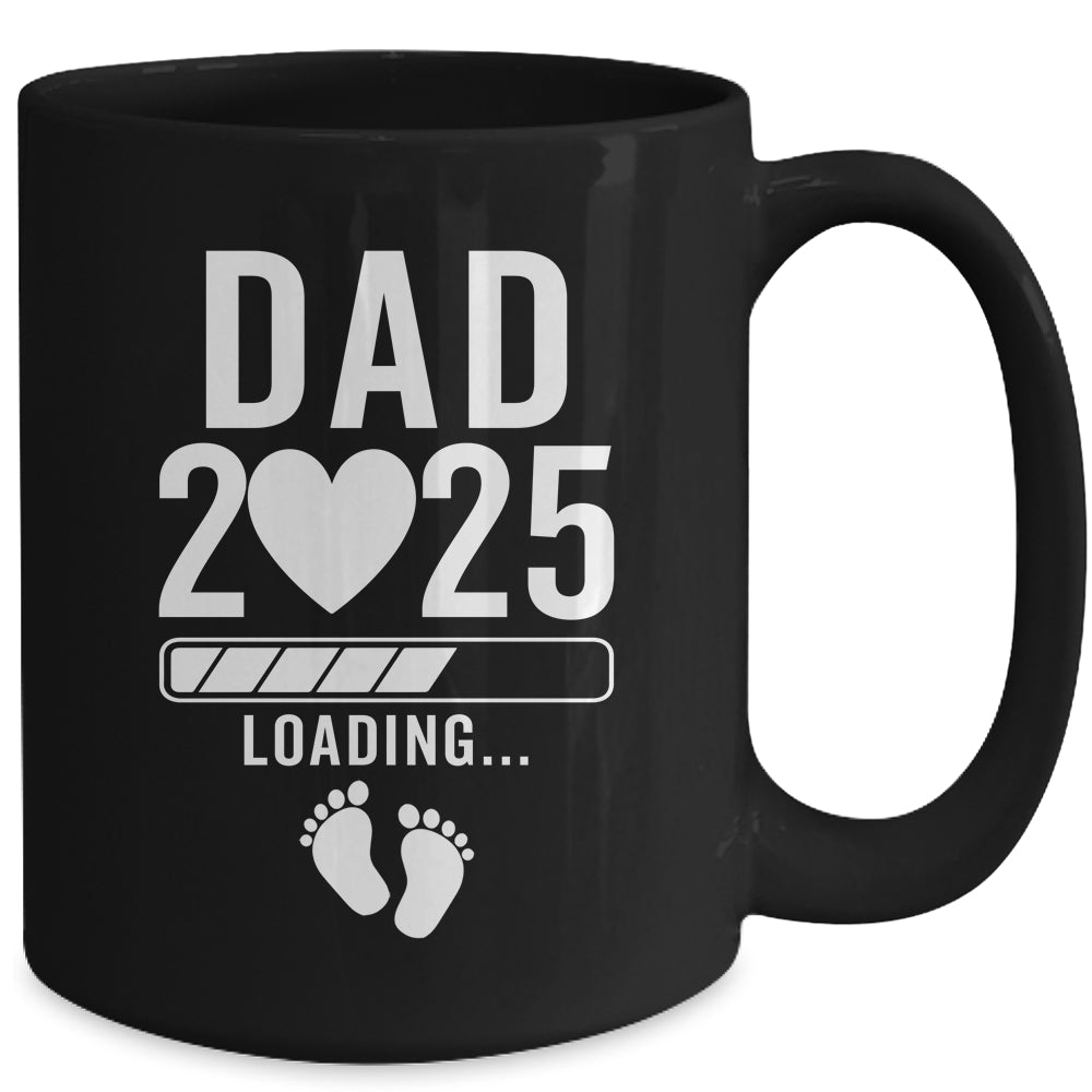 Soon To Be Dad 2025 Pregnancy Announcement Loading Mug | teecentury