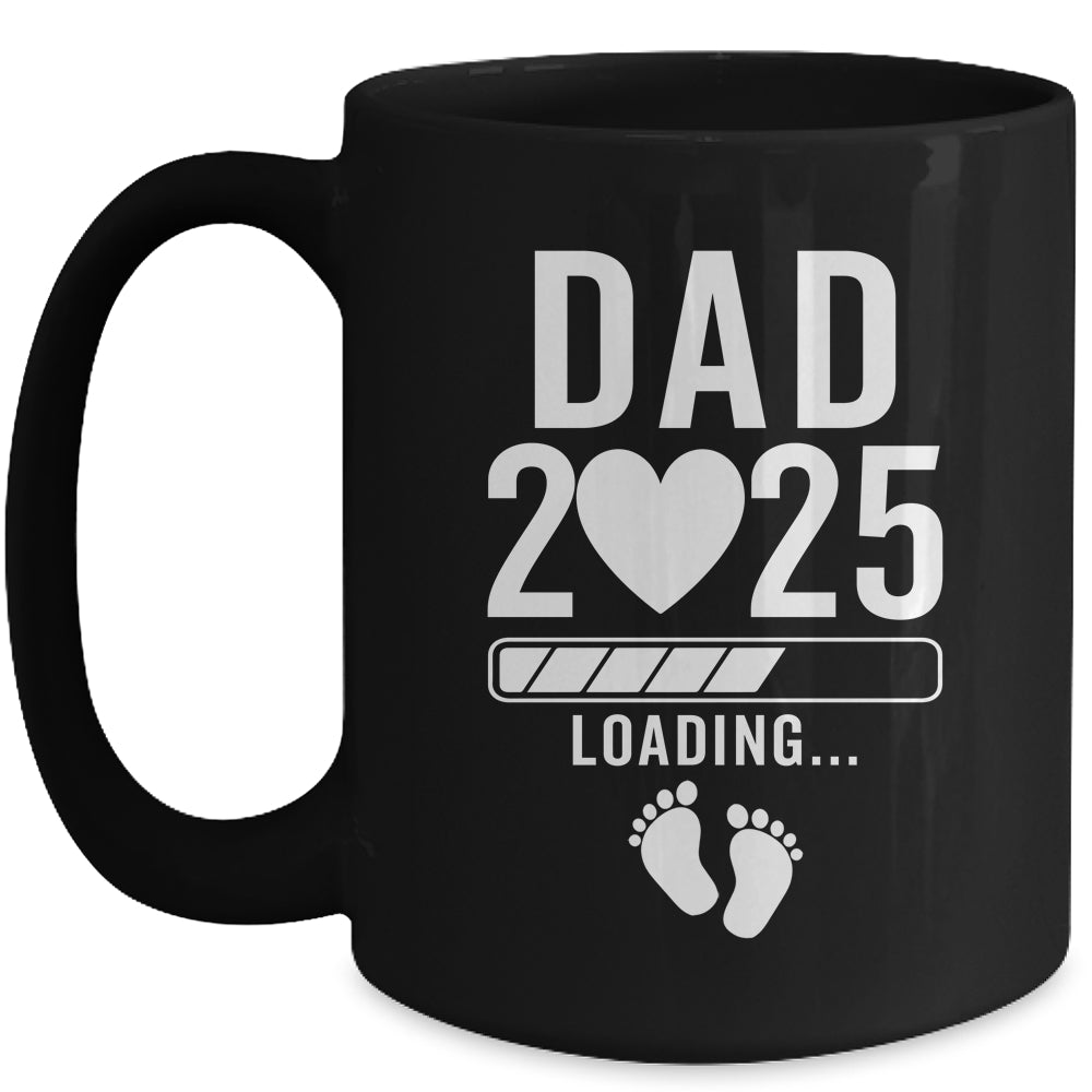Soon To Be Dad 2025 Pregnancy Announcement Loading Mug | teecentury