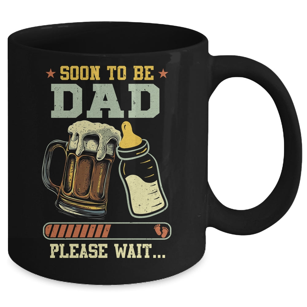 Soon To Be Dad Est 2025 Pregnancy Announcement Loading Mug | teecentury