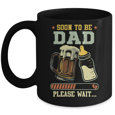 Soon To Be Dad Est 2025 Pregnancy Announcement Loading Mug | teecentury
