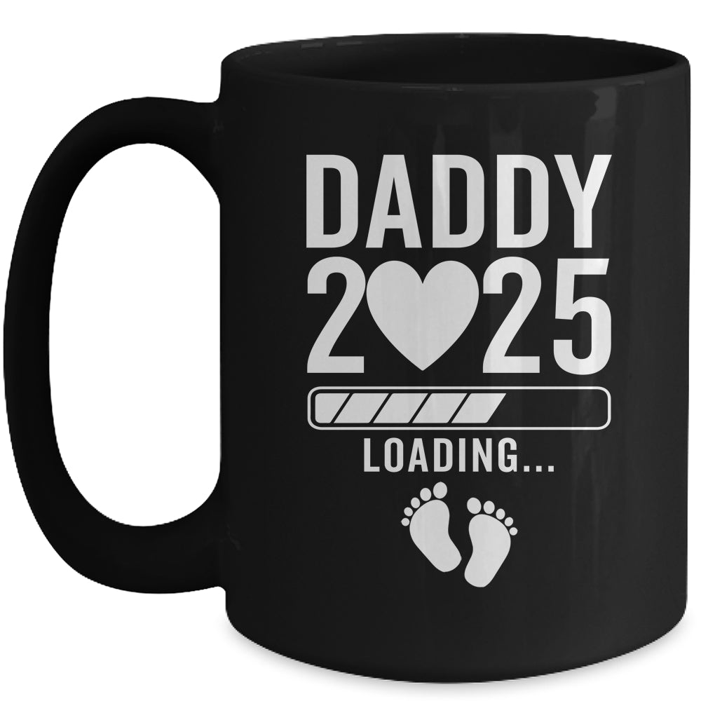 Soon To Be Daddy 2025 Pregnancy Announcement Loading Mug | teecentury