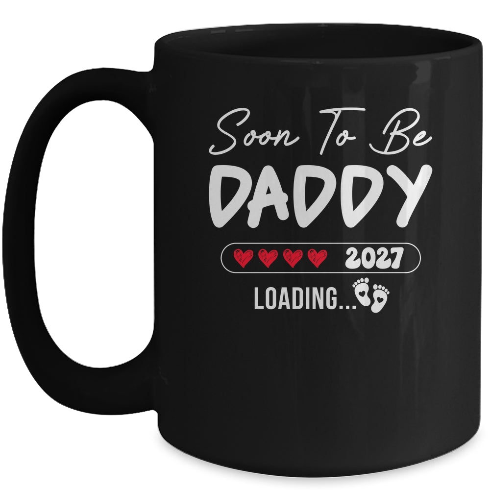 Soon To Be Daddy 2027 Loading Promoted To Daddy Est 2027 Mug | teecentury