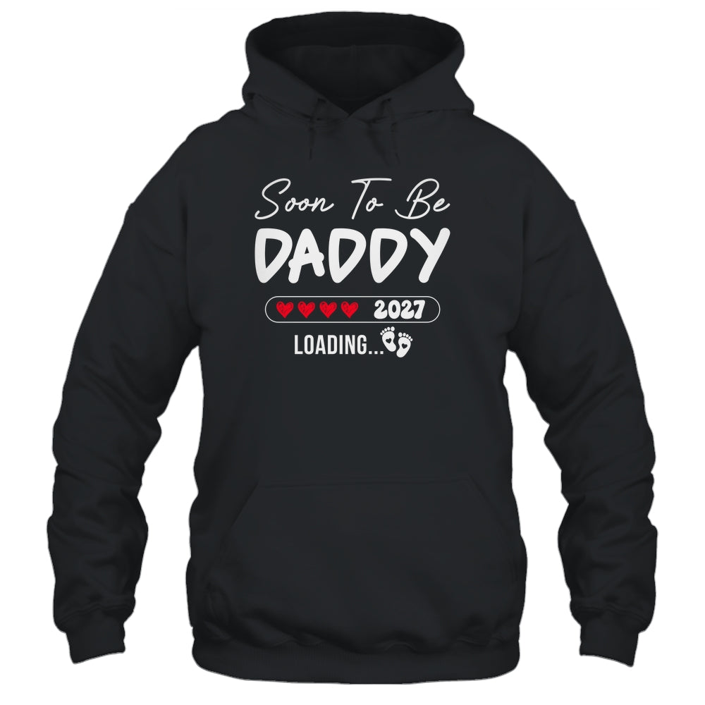 Soon To Be Daddy 2027 Loading Promoted To Daddy Est 2027 Shirt & Tank Top | teecentury