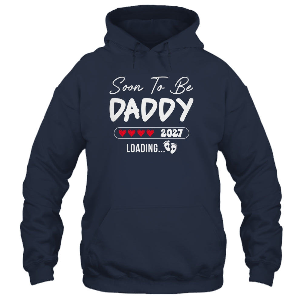 Soon To Be Daddy 2027 Loading Promoted To Daddy Est 2027 Shirt & Tank Top | teecentury