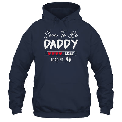 Soon To Be Daddy 2027 Loading Promoted To Daddy Est 2027 Shirt & Tank Top | teecentury