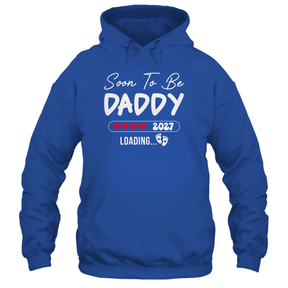 Soon To Be Daddy 2027 Loading Promoted To Daddy Est 2027 Shirt & Tank Top | teecentury