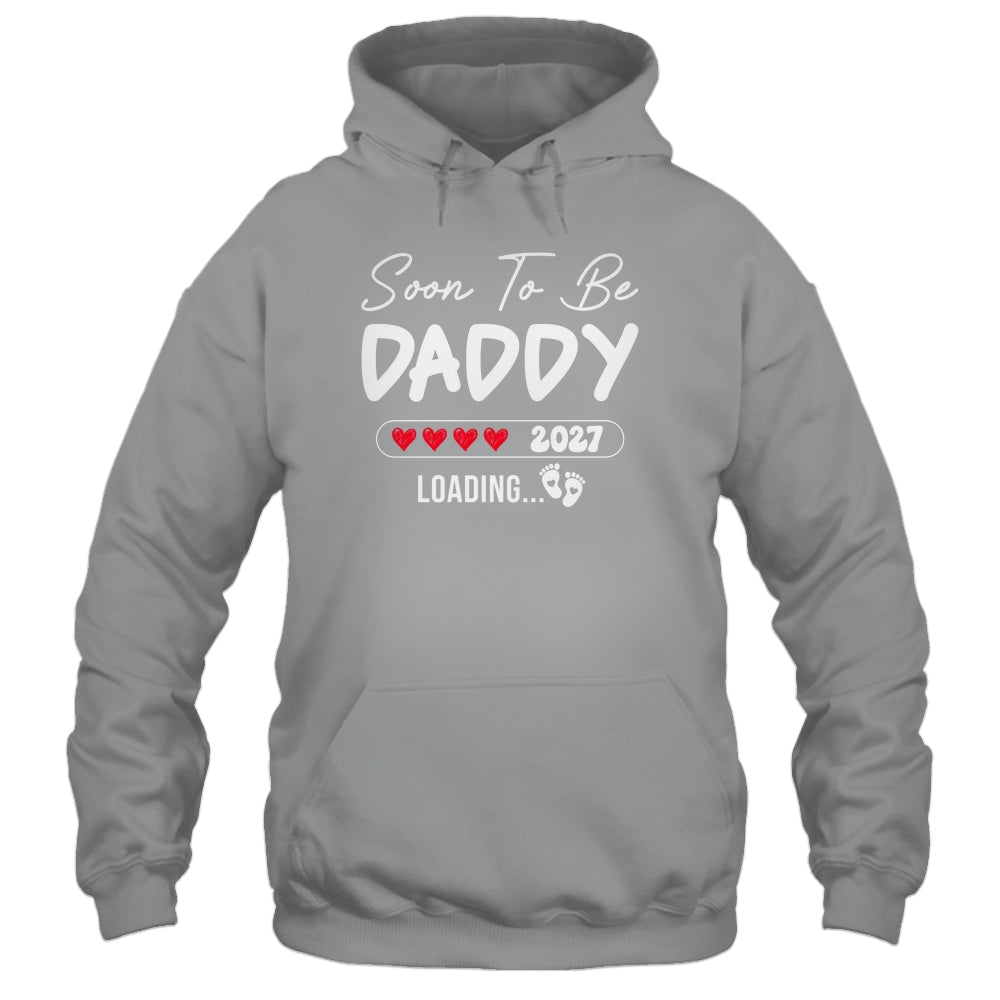 Soon To Be Daddy 2027 Loading Promoted To Daddy Est 2027 Shirt & Tank Top | teecentury