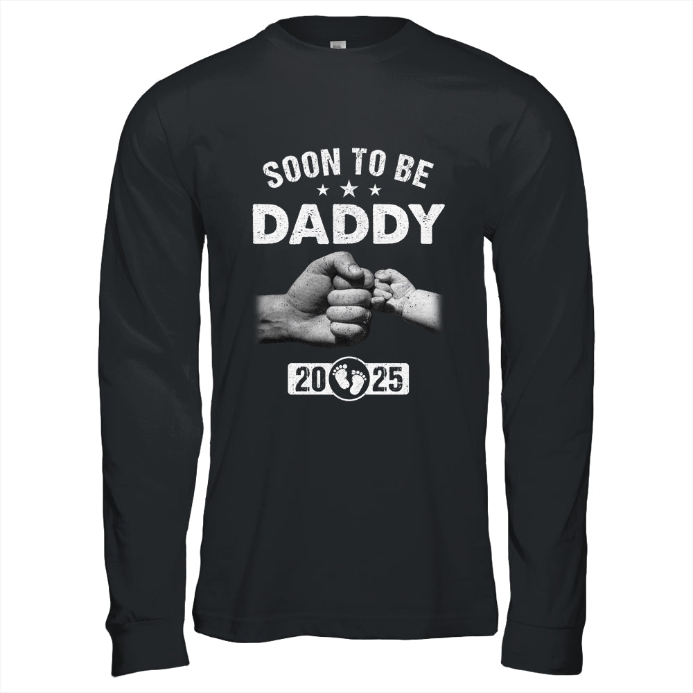 Soon To Be Daddy Est 2025 Fathers Day First Time New Dad Shirt & Hoodie | teecentury