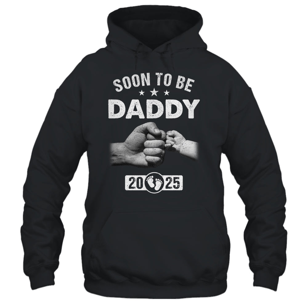 Soon To Be Daddy Est 2025 Fathers Day First Time New Dad Shirt & Hoodie | teecentury