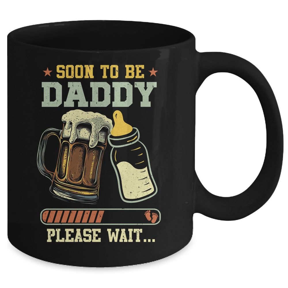 Soon To Be Daddy Est 2025 Pregnancy Announcement Loading Mug | teecentury